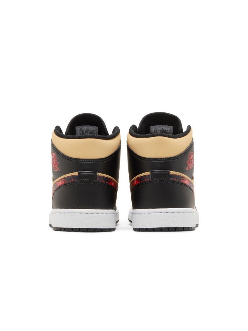 Nike Air Jordan 1 Mid SE Tartan Swoosh Sneakers - Picture 10 of 14